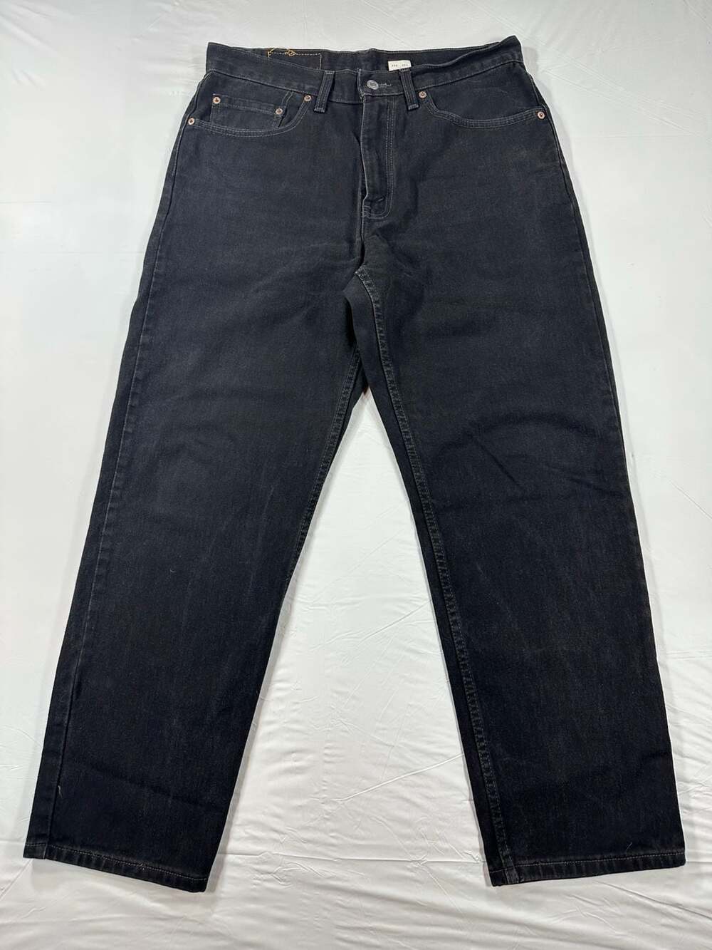 Vintage Levi's 550 Relaxed Fit Black Denim Jeans Men's 33x30 Made in Canada